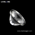 Transparent Plastic optical flashlight lens